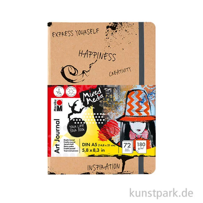 Artikelbild 1 des Artikels “Marabu Mixed Media ART JOURNAL, 72 Blatt, 180 g DIN A5“