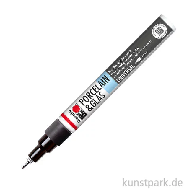 Artikelbild 1 des Artikels “Marabu Porcelain & Glas Painter, 0,8 mm, Schwarz “