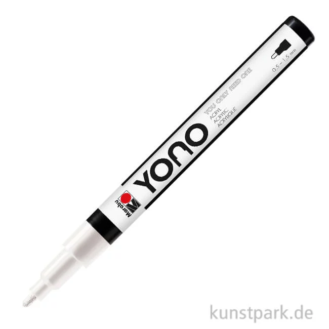 Artikelbild 1 des Artikels “Marabu YONO Marker, 0,5-1,5 mm, Weiß “