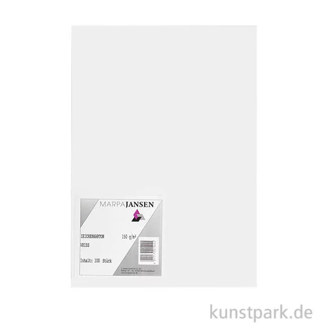 Artikelbild 1 des Artikels “Marpa Jansen Zeichenkarton 100 Blatt, 150g DIN A3“