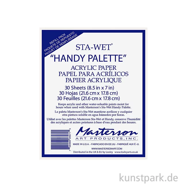 Artikelbild 1 des Artikels “Masterson Sta-Wet Handy - Acrylic Paper, 30 Blatt, 21,6 x 17,8 cm “