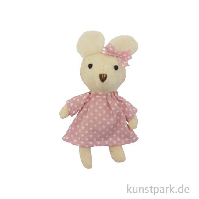 Artikelbild 1 des Artikels “Maus Figur, Mädchen, Rosa, Höhe 14 cm “