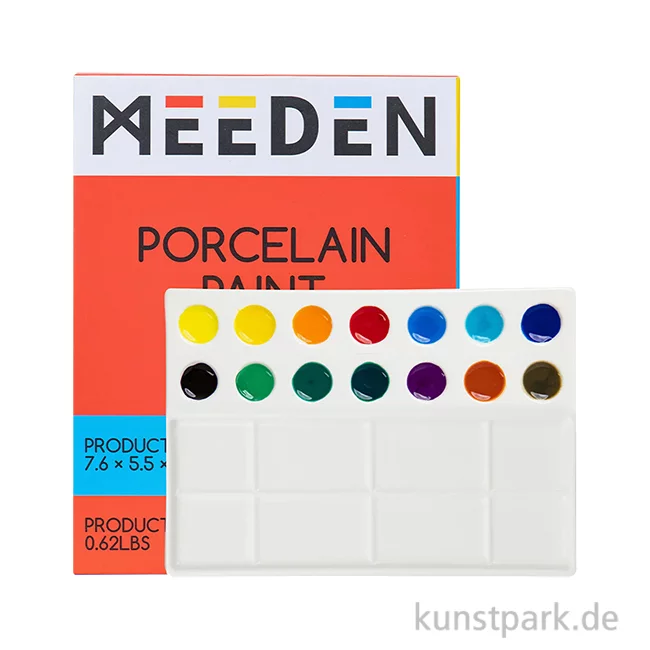 Artikelbild 1 des Artikels “Meeden Porzellanpalette - Eckig, 22 Mischmulden, 14 x 19 cm “