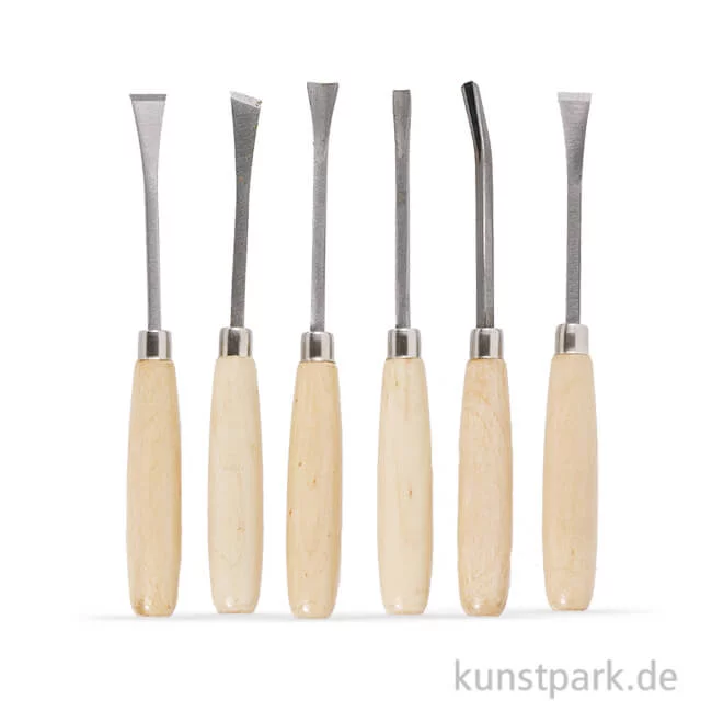 Artikelbild 1 des Artikels “Meißel Set, 6 teilig mit Holzgriffen “