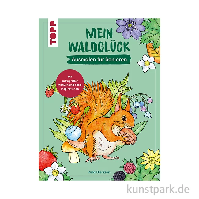 Artikelbild 1 des Artikels “Mein Waldglück, Ausmalen für Senioren, Topp Verlag “
