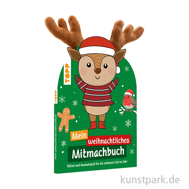 Artikelbild 1 des Artikels “Mein weihnachtliches Mitmachbuch, Rätsel und Ausmalspaß, Topp Verlag “