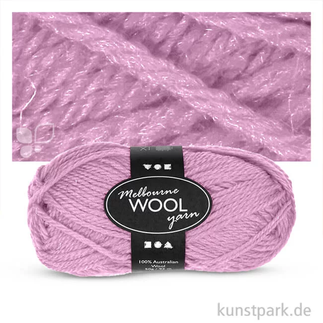 Artikelbild 1 des Artikels “Melbourne Wolle - 50 g 92 m | Altrosa“