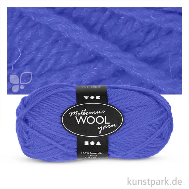 Artikelbild 1 des Artikels “Melbourne Wolle - 50 g 92 m | Blau“