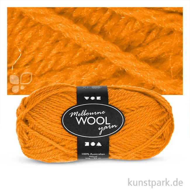 Artikelbild 1 des Artikels “Melbourne Wolle - 50 g 92 m | Ocker“