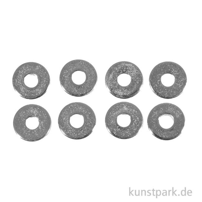 Artikelbild 1 des Artikels “Metall Abstandsscheibe für Schmuck, 6 x 1 mm ø, Silber, 8 Stück “