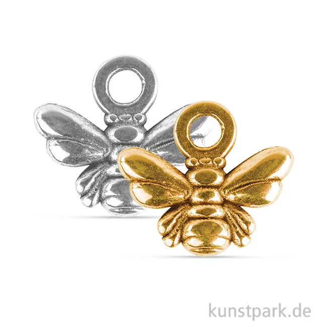 Artikelbild 1 des Artikels “Metall Anhänger Mini - Biene, 4 Stück “