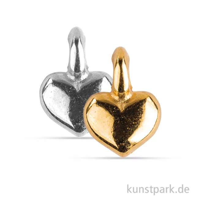 Artikelbild 1 des Artikels “Metall Anhänger Mini - Herz, 6 Stück “