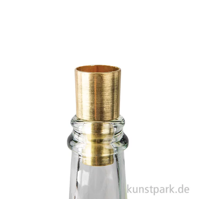 Artikelbild 1 des Artikels “Metall Flaschenkerzenhalter für Stabkerzen, Gold, 2,2/1,8x5cm, 2 Stk “