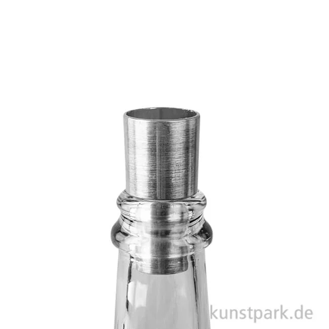 Artikelbild 1 des Artikels “Metall Flaschenkerzenhalter für Stabkerzen, Silber, 2,2/1,8x5cm, 2 Stk “