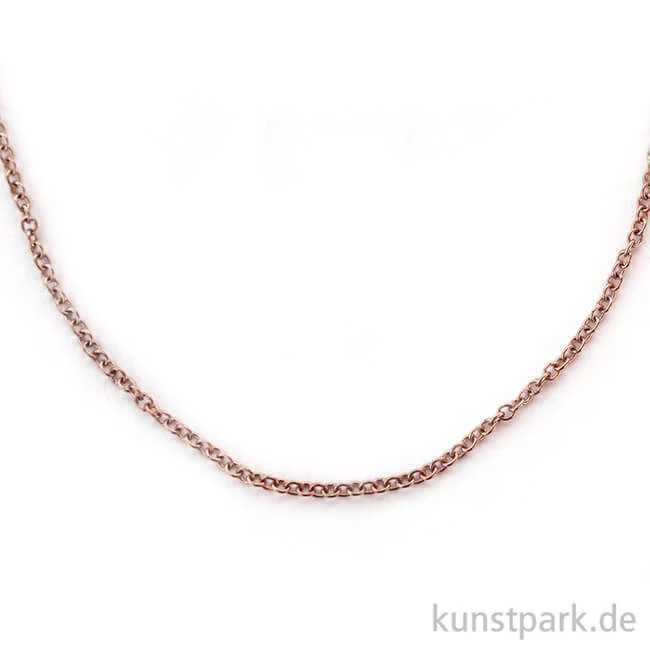 Artikelbild 1 des Artikels “Metall-Gliederkette mit Verschluss, 83 cm Roségold“