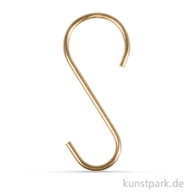 Artikelbild 1 des Artikels “Metall-Haken S-Form - Gold, 4 Stück “