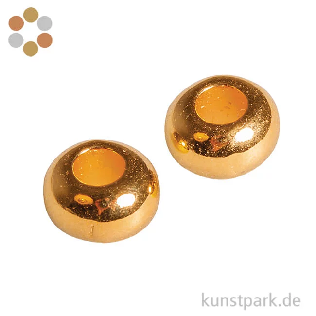 Artikelbild 1 des Artikels “Metall-Perle 6 mm, 6 Stück “