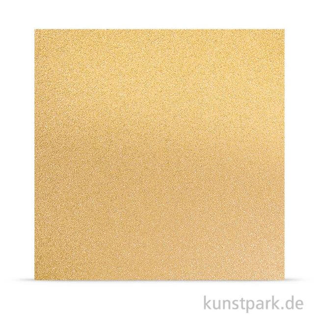 Artikelbild 1 des Artikels “Metalleffekt Glitter fein Gold - Scrapbookingpapier “