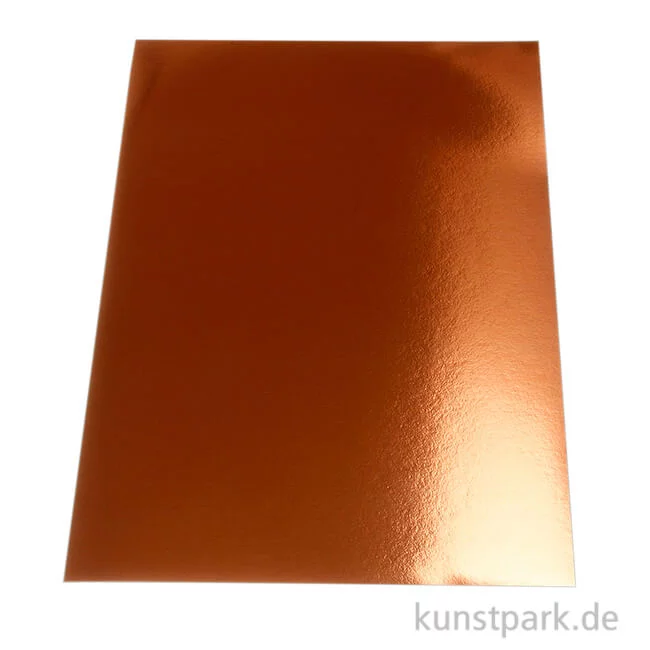 Artikelbild 1 des Artikels “Metallic-Folienkarton, zweiseitig, 10 Blatt, 280g, DIN A4 Kupfer“