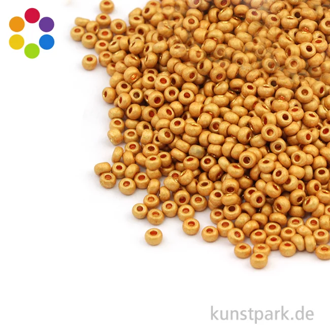 Artikelbild 1 des Artikels “Metallic-Rocailles matt - 2,6 mm - 17 g “