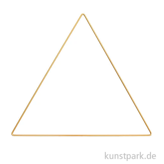 Artikelbild 1 des Artikels “Metallring Dreieck - Gold 20 cm“