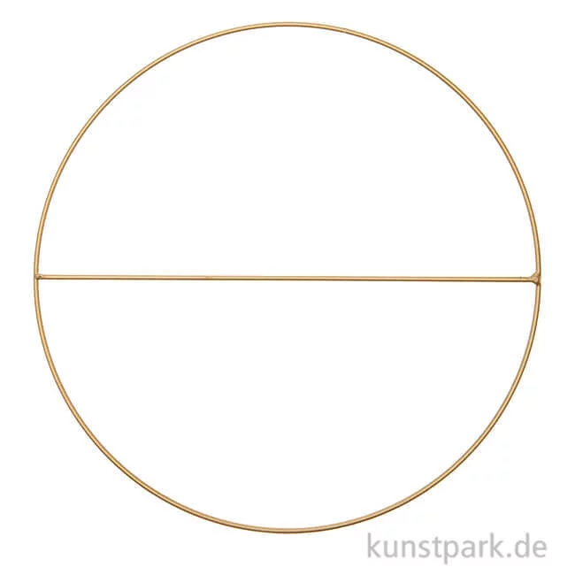 Artikelbild 1 des Artikels “Metallring mit Querstrebe, Gold, 25 cm “