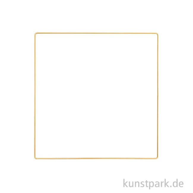 Artikelbild 1 des Artikels “Metallring Quadrat - Gold 25 cm“