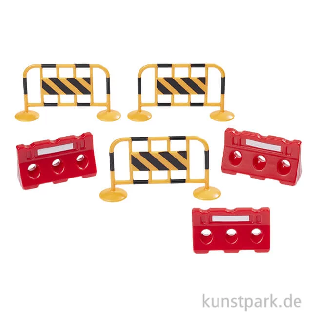 Artikelbild 1 des Artikels “Mini Absperrungsset, 5,5 x 3 cm, 6-teilig “