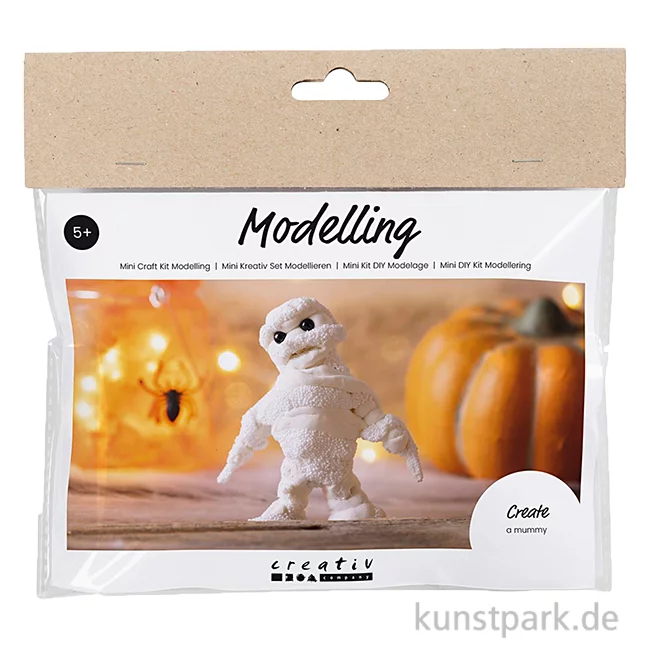 Artikelbild 1 des Artikels “Mini Bastelset Halloween Modellieren, Mumie “