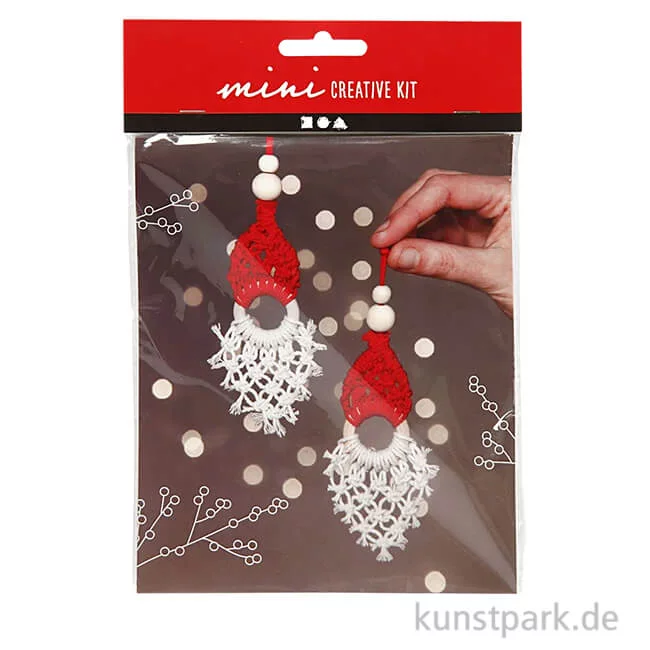 Artikelbild 1 des Artikels “Mini Bastelset Makramee - Weihnachtswichtel, 14 cm “