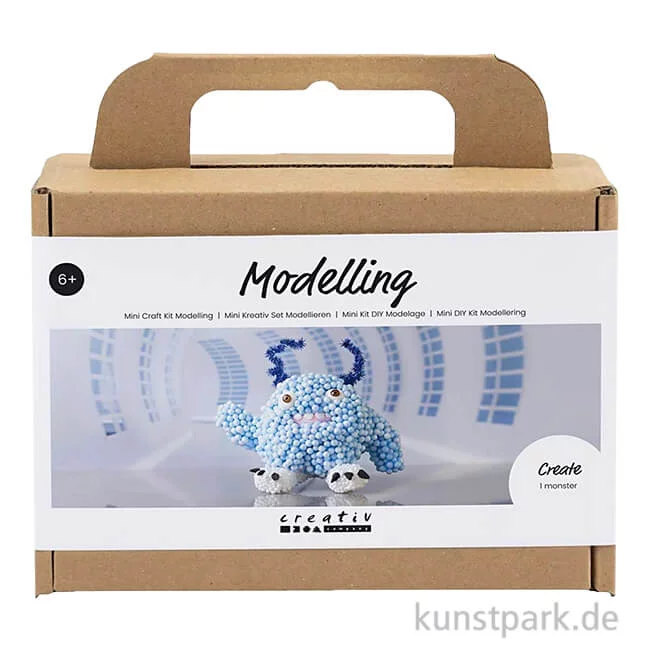 Artikelbild 1 des Artikels “Mini Bastelset - Monster Modellieren, Hellblau “