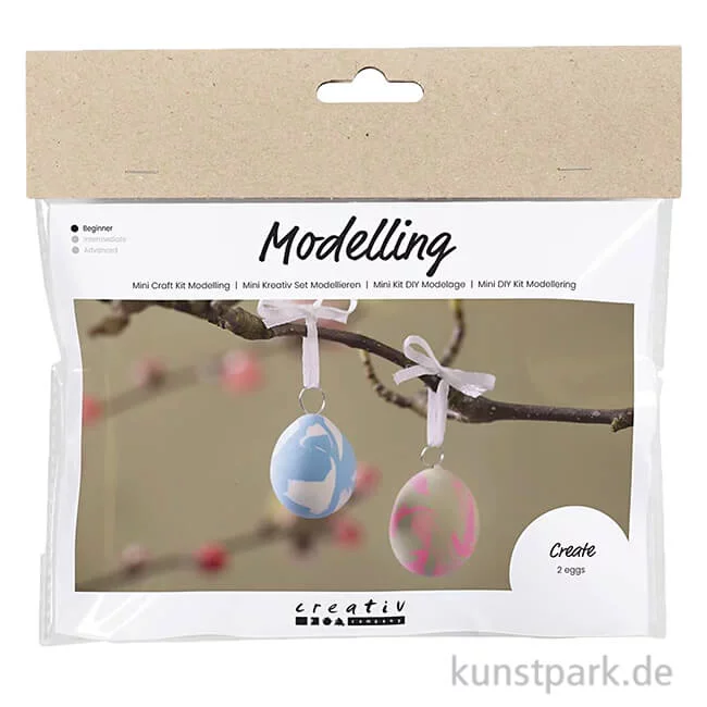 Artikelbild 1 des Artikels “Mini Bastelset - Ostereier Modellieren, Marmoriert “