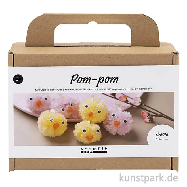 Artikelbild 1 des Artikels “Mini Bastelset - Osterküken Pompons “