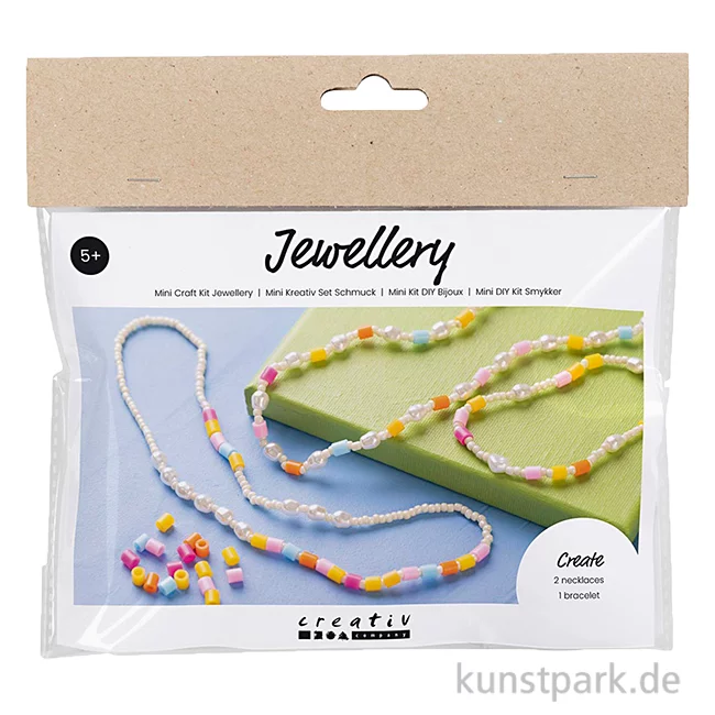 Artikelbild 1 des Artikels “Mini Bastelset - Perlenschmuck, Halskette + Armband, Bunt “