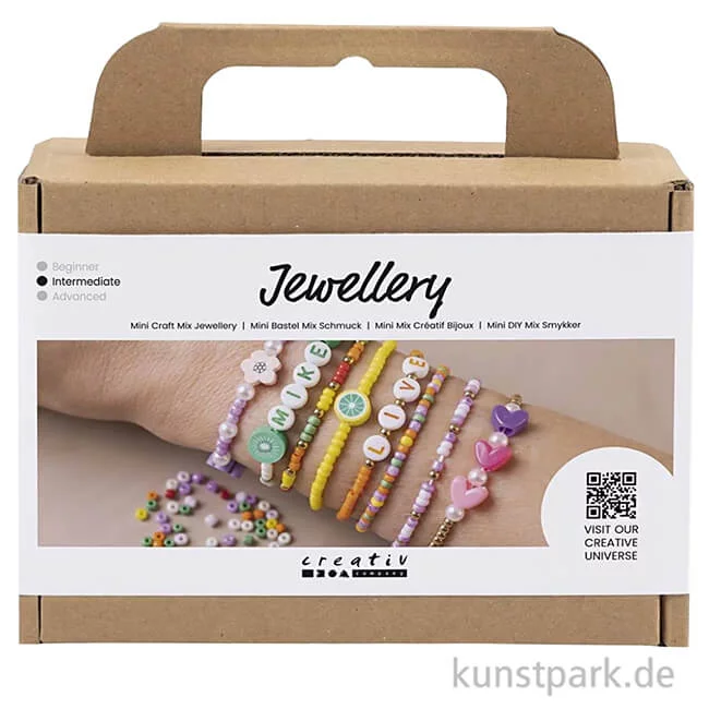 Artikelbild 1 des Artikels “Mini Bastelset Schmuck, Farbenfrohe Armbänder “