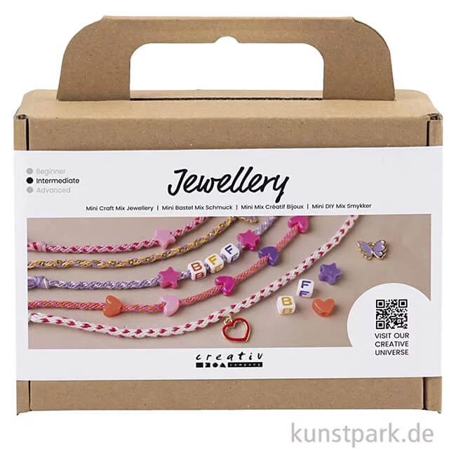 Artikelbild 1 des Artikels “Mini Bastelset Schmuck, Kumihimo Freundschaftsbänder “