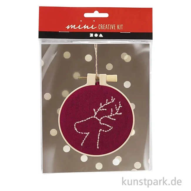 Artikelbild 1 des Artikels “Mini Bastelset Sticken, Rentier “