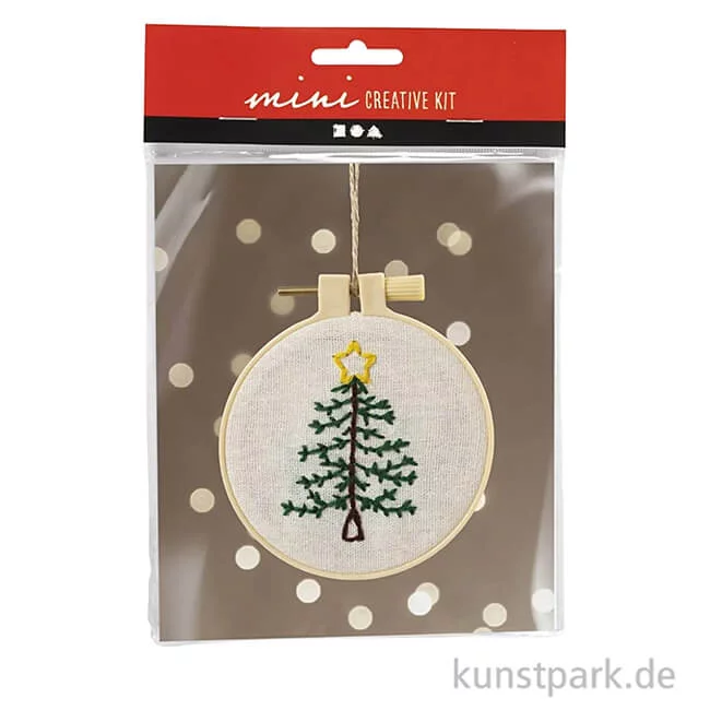 Artikelbild 1 des Artikels “Mini Bastelset Sticken, Weihnachtsbaum “