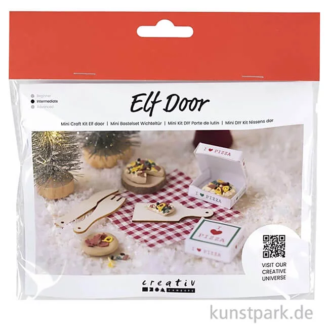 Artikelbild 1 des Artikels “Mini Bastelset Wichteltür, Pizza “