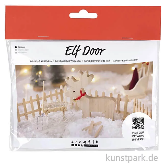 Artikelbild 1 des Artikels “Mini Bastelset Wichteltür, Rentier “