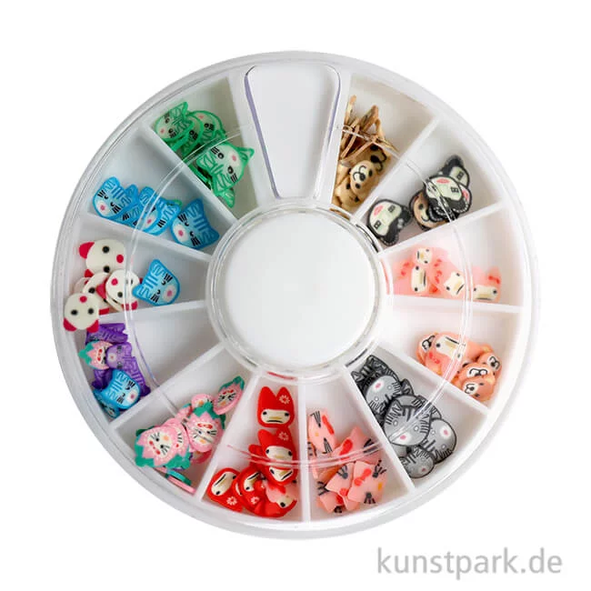 Artikelbild 1 des Artikels “Mini Clay Scheiben - Manga, 12 Motive, 18g “