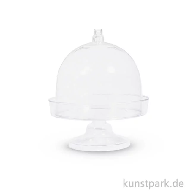 Artikelbild 1 des Artikels “Mini-Etagere mit Haube aus Kunststoff 6 Stück - 6 x 8 cm“