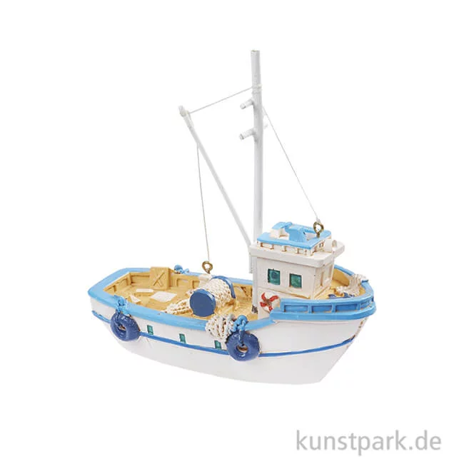 Artikelbild 1 des Artikels “Mini Fischerboot - Hellblau, 9 cm “