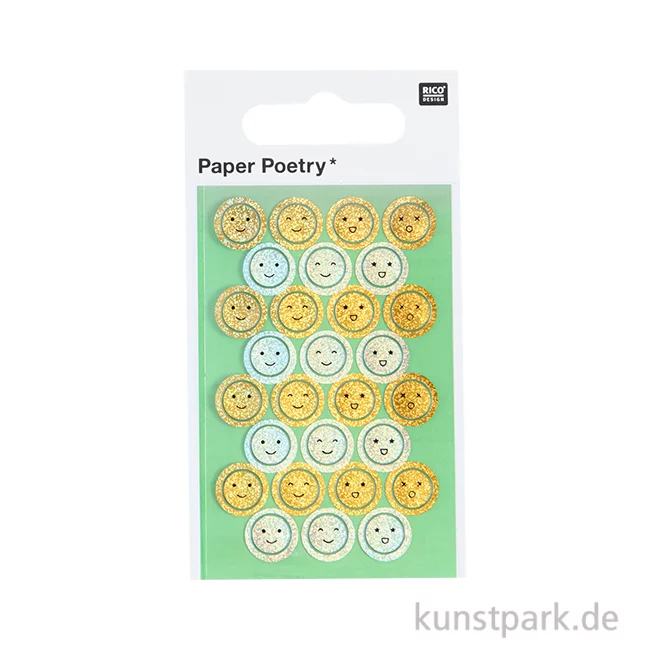 Artikelbild 1 des Artikels “Mini Foliensticker - Emojis, 3 Blatt, 6 x 10 cm “