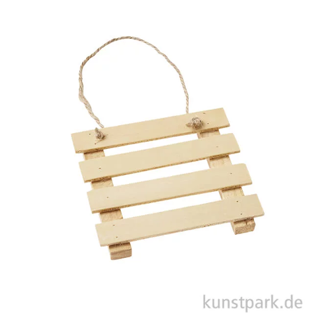Artikelbild 1 des Artikels “Mini Holz-Palette - Natur 9 cm“