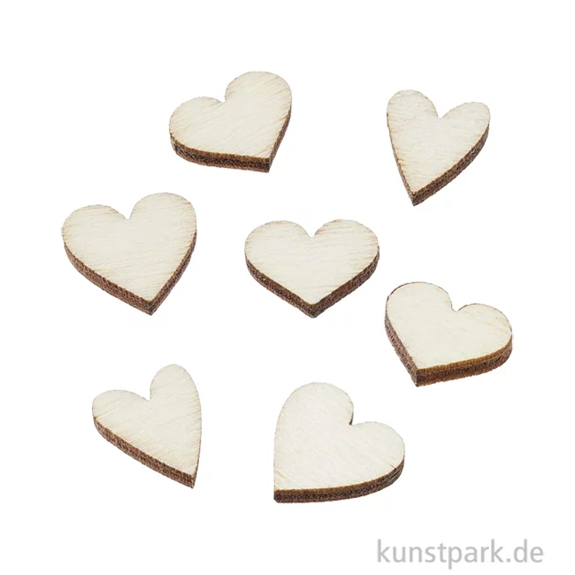 Artikelbild 1 des Artikels “Mini Holzherzen, 0,5-1 cm, 50 Stück “