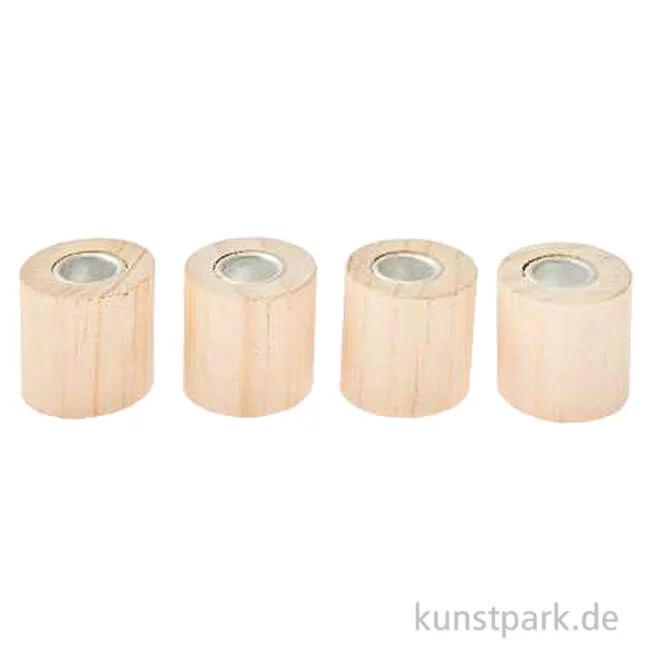 Artikelbild 1 des Artikels “Mini Kerzenhalter - Zylinder, 3 x 3 x 3 cm, 4 Stück “