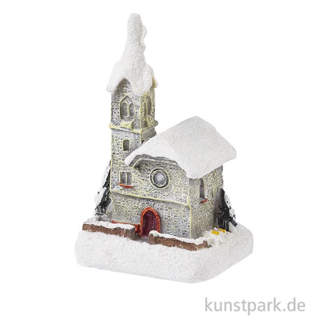 Artikelbild 1 des Artikels “Mini Kirche mit Glitzer, 5,5 cm “