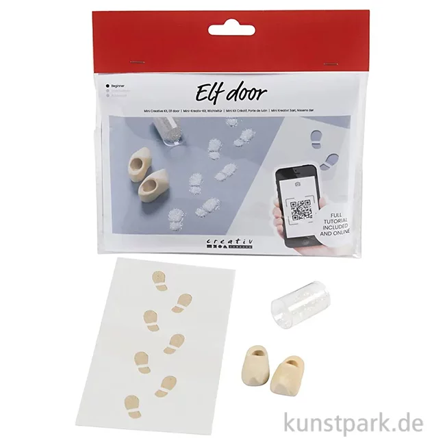 Artikelbild 1 des Artikels “Mini-Kreativ-Kit Wichteltür, Fußstapfen “