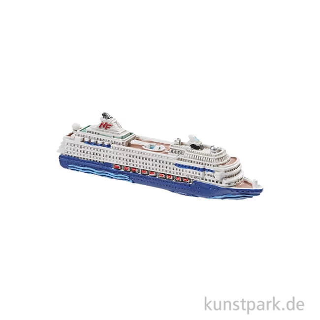 Artikelbild 1 des Artikels “Mini Kreuzfahrtschiff - Blau 7 cm“